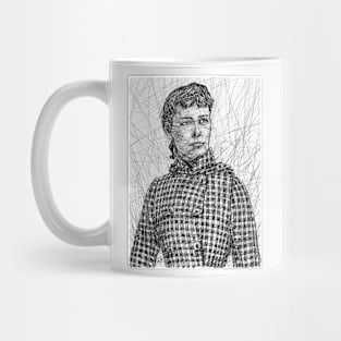 NELLIE BLY ink portrait Mug